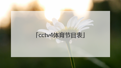 「cctv4体育节目表」体育频道5+