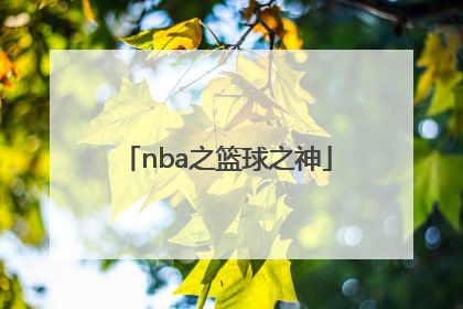「nba之篮球之神」nba我是篮球之神